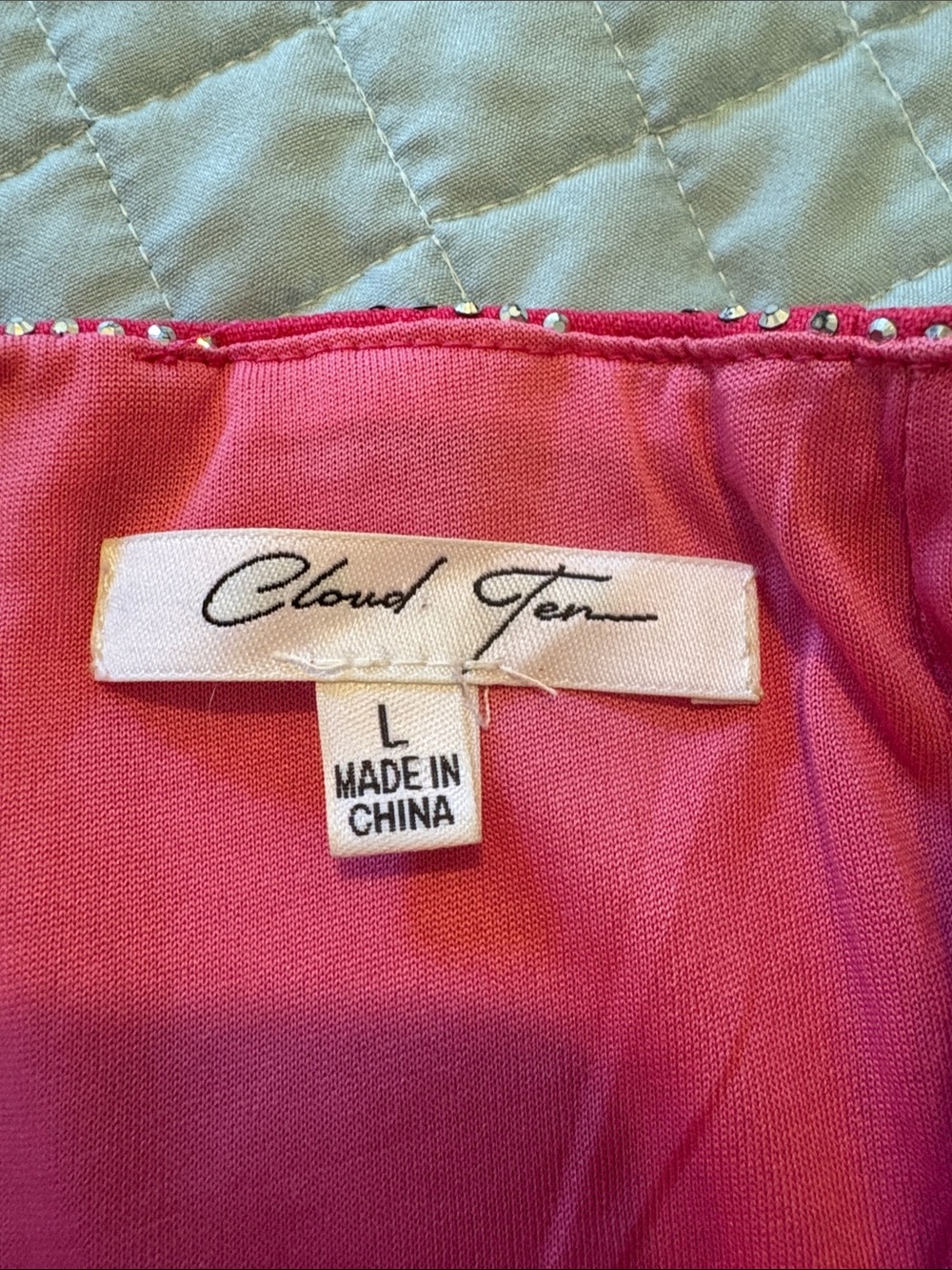 Sequin High-Waist Shorts in Hot Pink - Picture 2 of 7